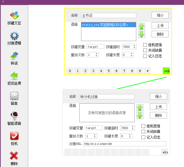 自动电话语音通知IVR流程配置